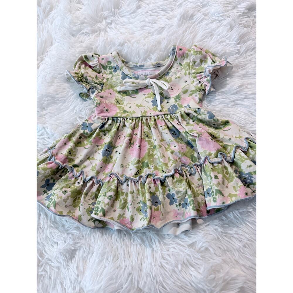 SweetHoney Floral Ruffle Twirl Dress